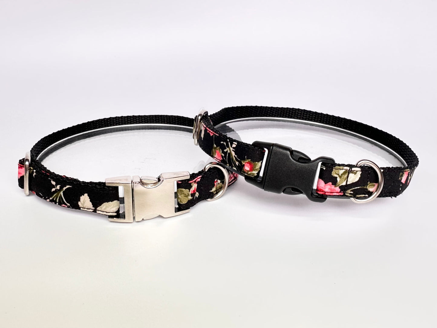 Rockabilly Rose Double D Safety Lock Dog Collar