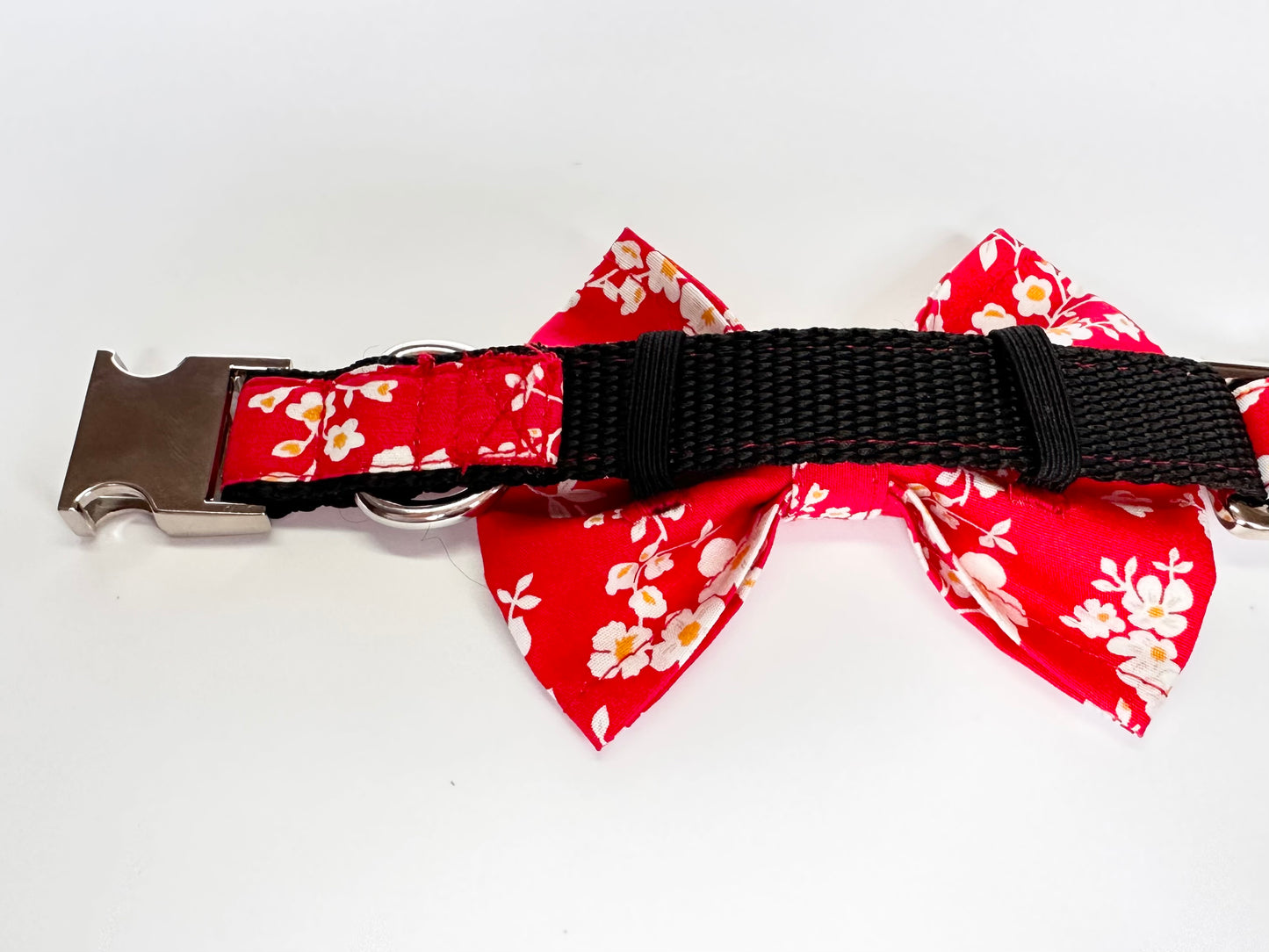 Japanese Blossom Collar, Lead & Bow Set