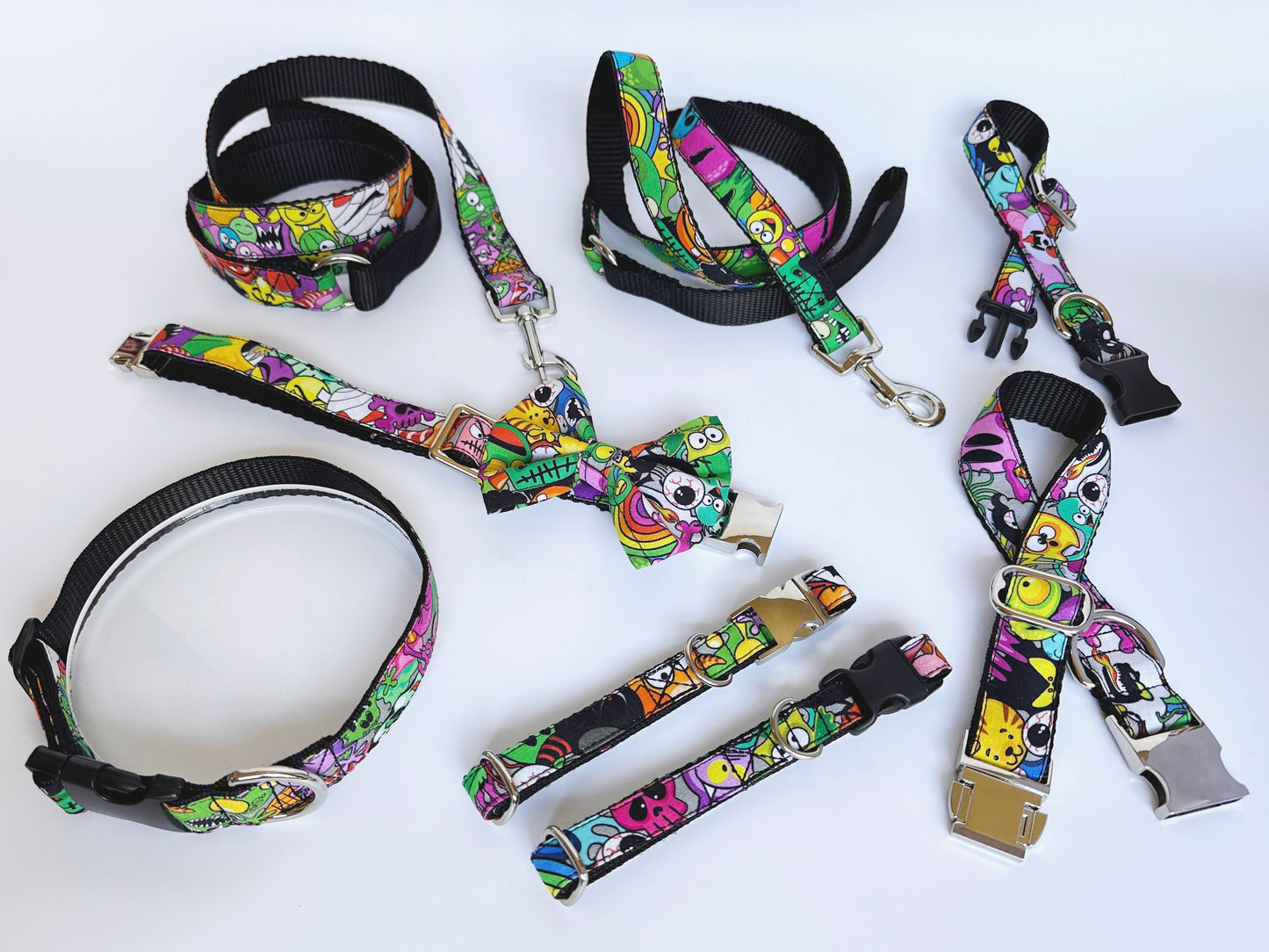 Little Monsters Double D Safety Lock Dog Collar