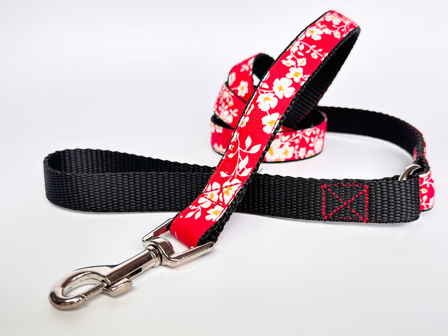 Japanese Blossom Collar, Lead & Bow Set