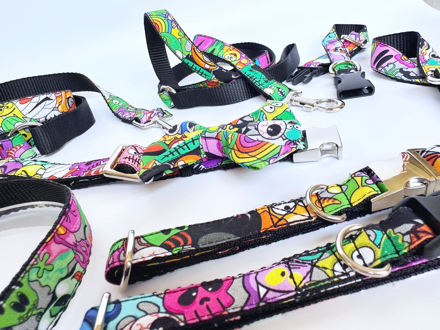 Little Monsters Double D Safety Lock Dog Collar