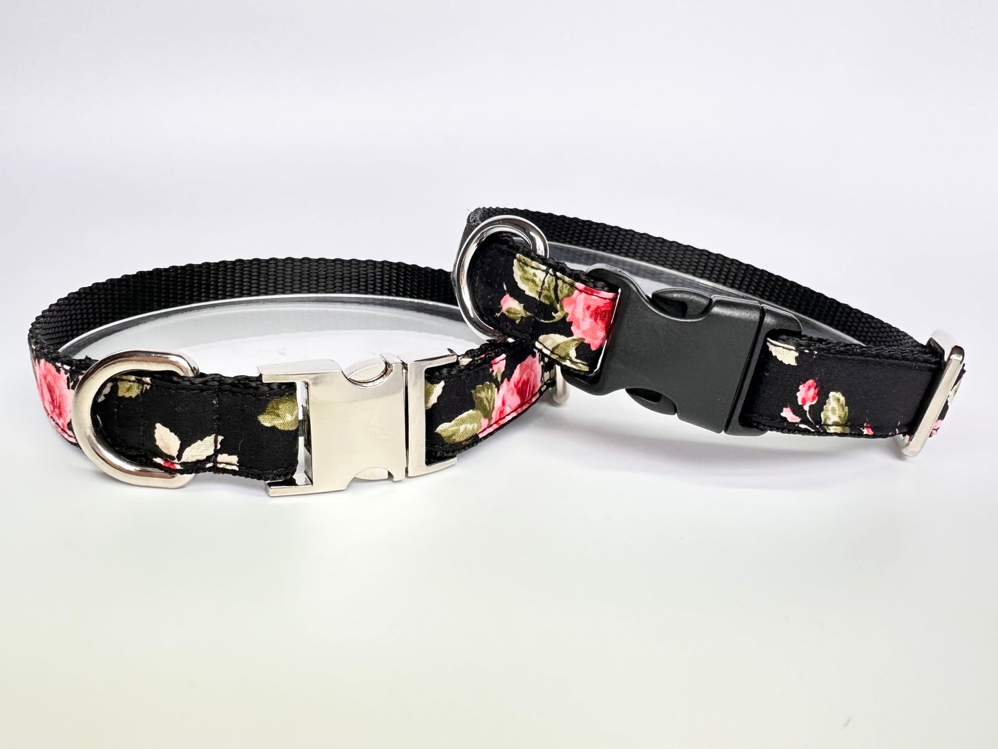 Rockabilly Rose Double D Safety Lock Dog Collar