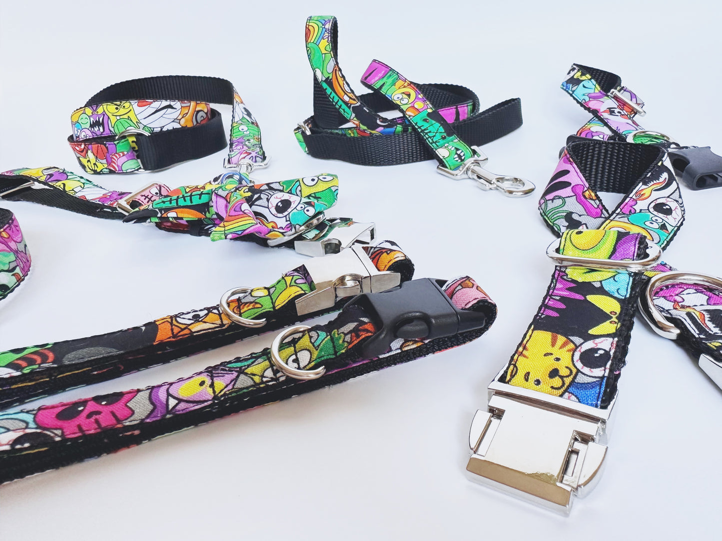Little Monsters Double D Safety Lock Dog Collar