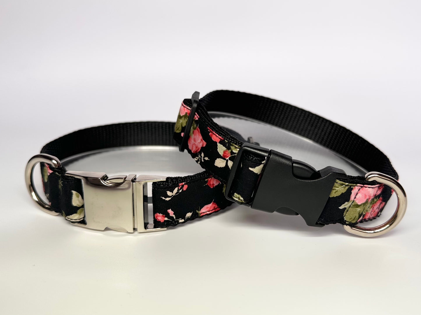 Rockabilly Rose Double D Safety Lock Dog Collar