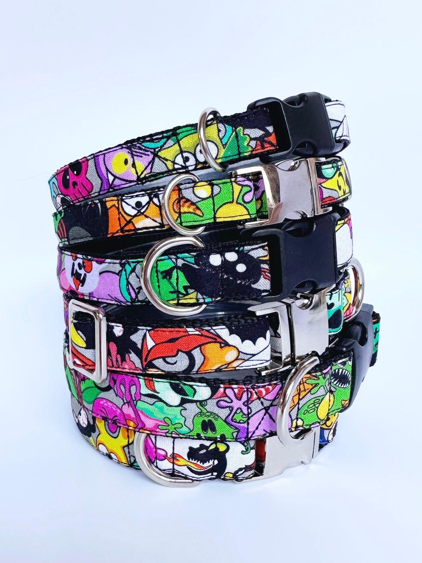 Little Monsters Double D Safety Lock Dog Collar