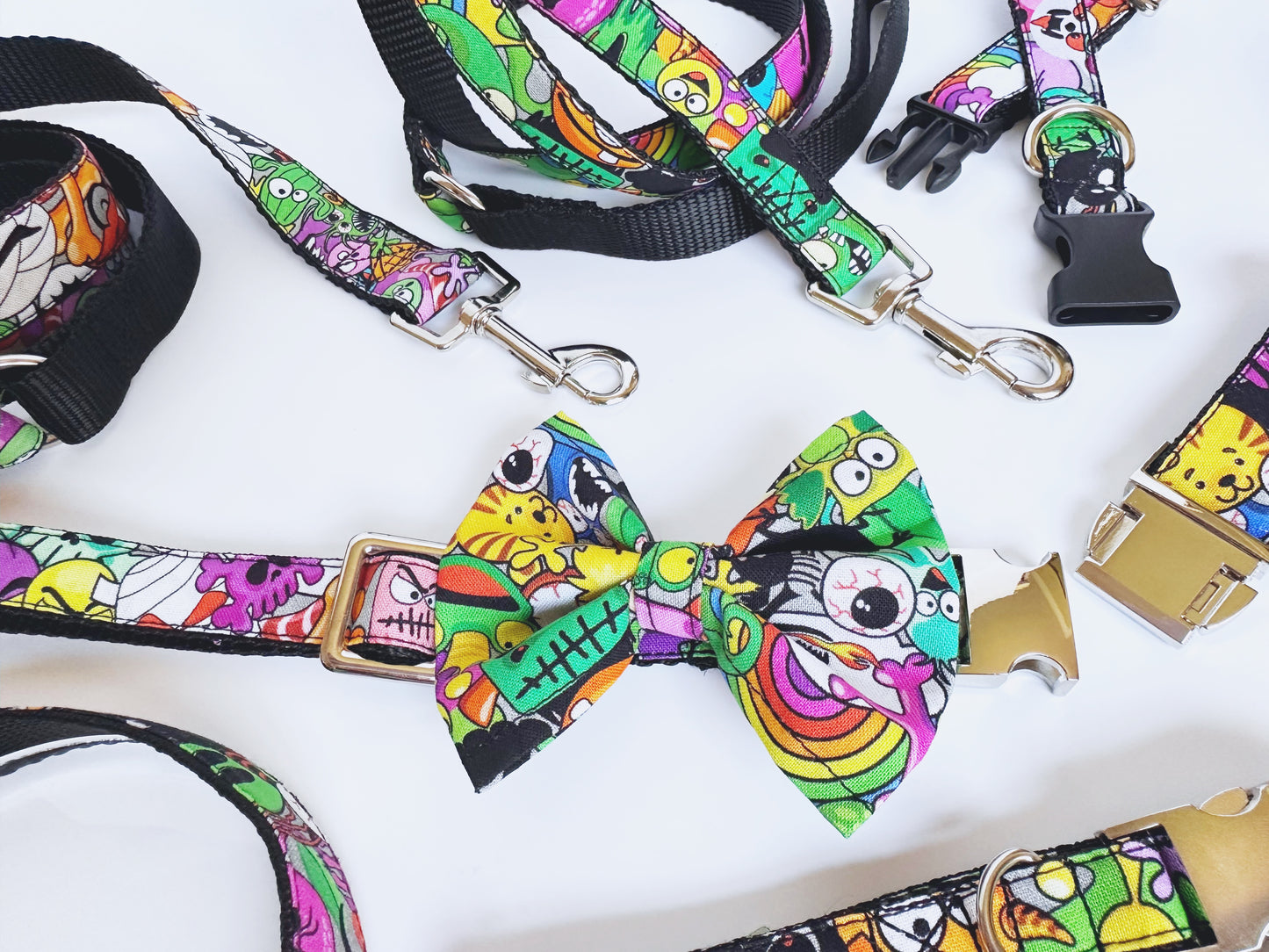 Little Monsters Double D Safety Lock Dog Collar