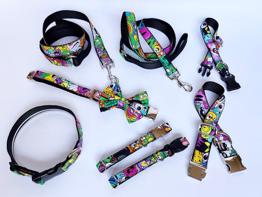 Little Monsters Double D Safety Lock Dog Collar