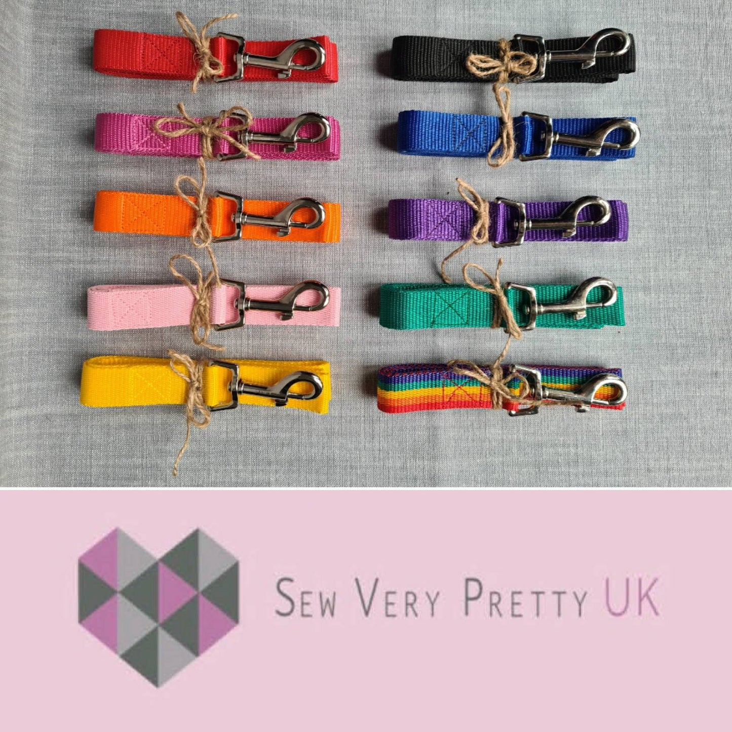 Plain standard dog lead