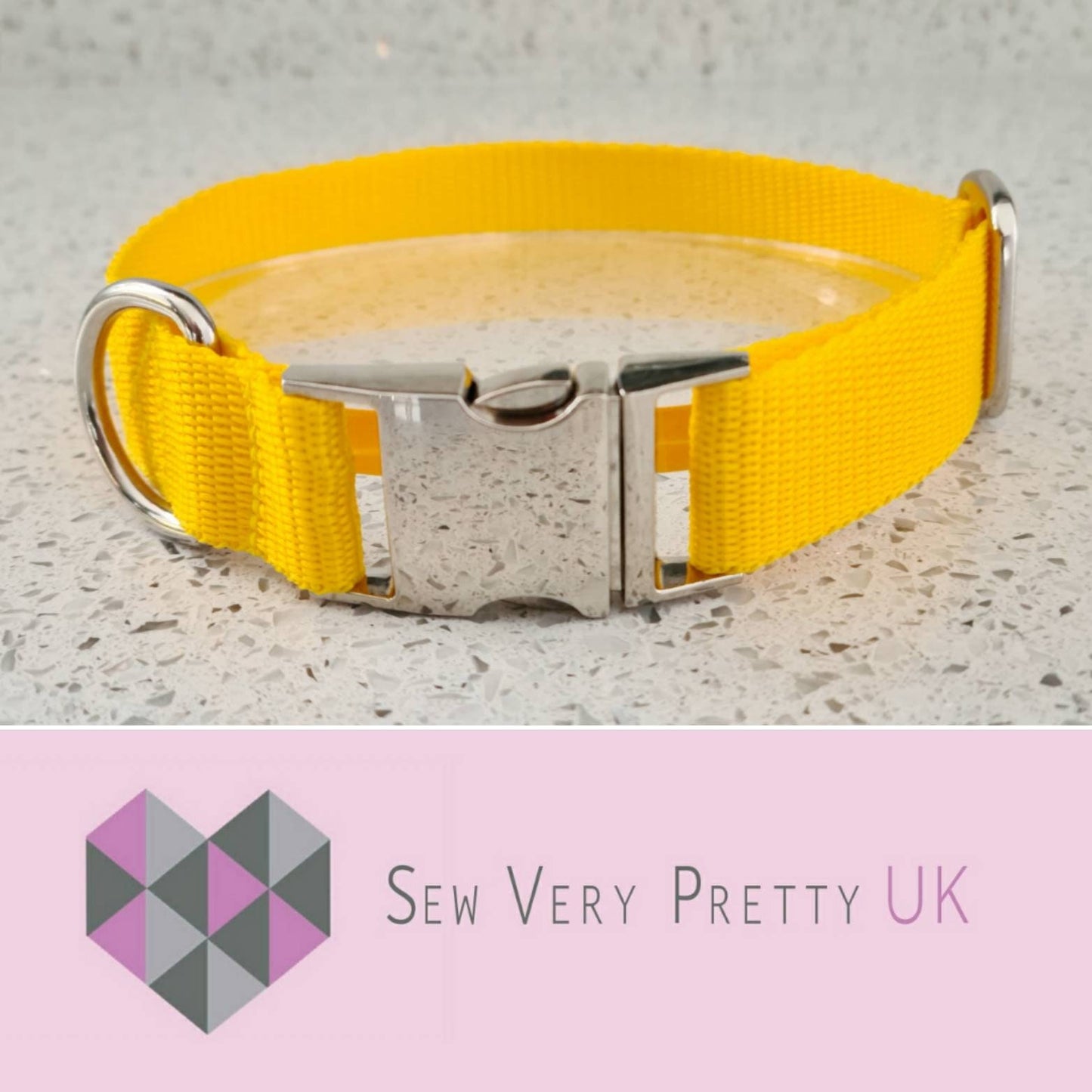 Yellow dog collar