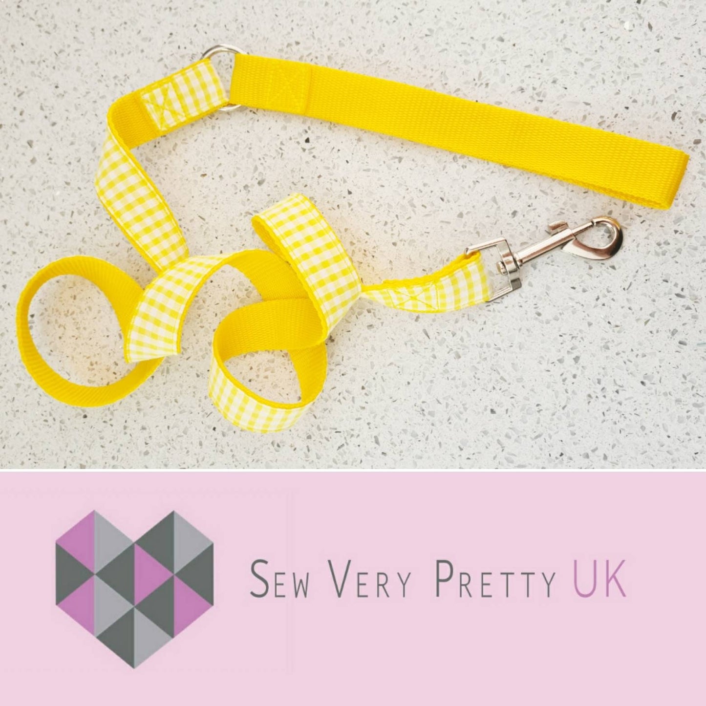 Yellow gingham lead