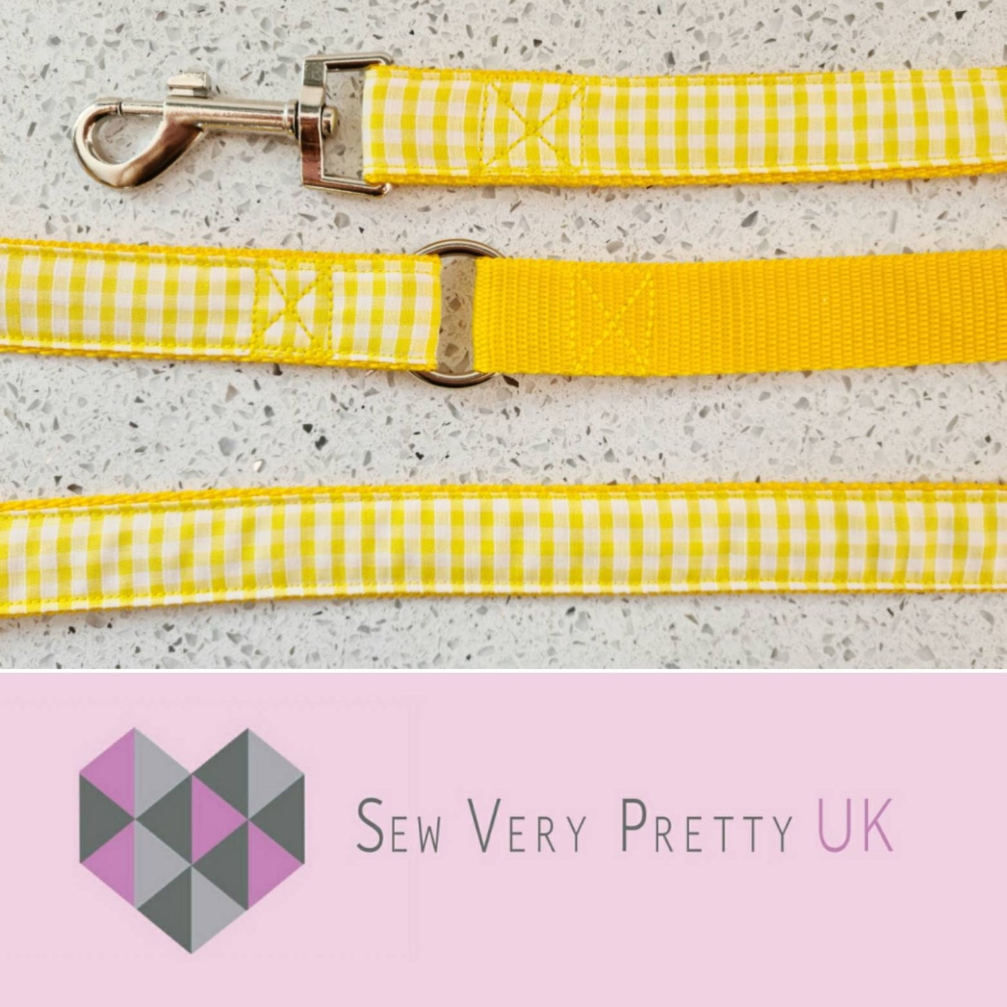 Yellow gingham lead