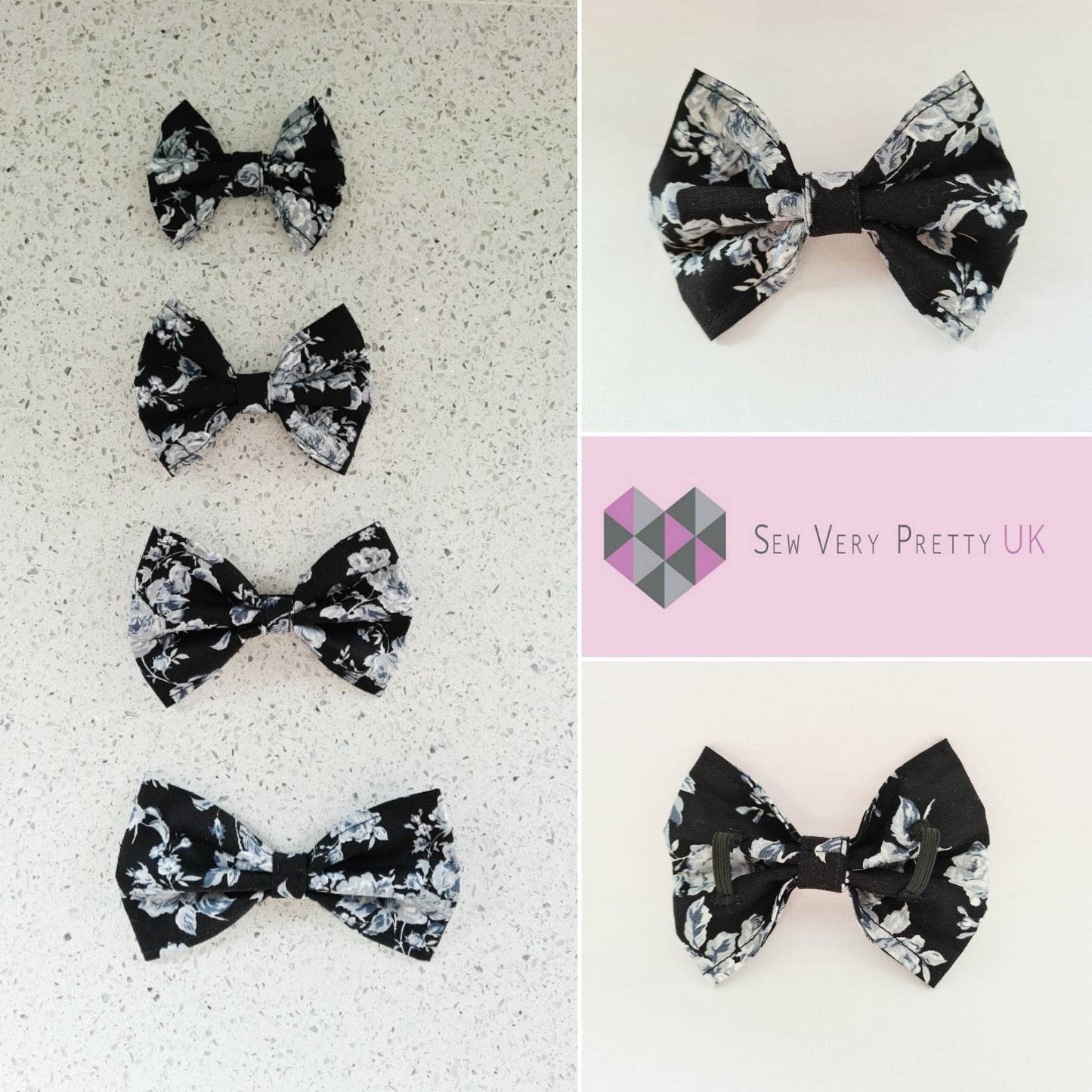 English rose bow tie