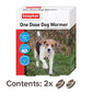 Beaphar One Dose Wormer Medium Dogs 6-20kg 2 tablets