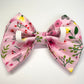 Pretty In Pink Collar, Lead & Bow Set