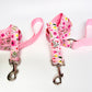 Pretty In Pink Collar, Lead & Bow Set