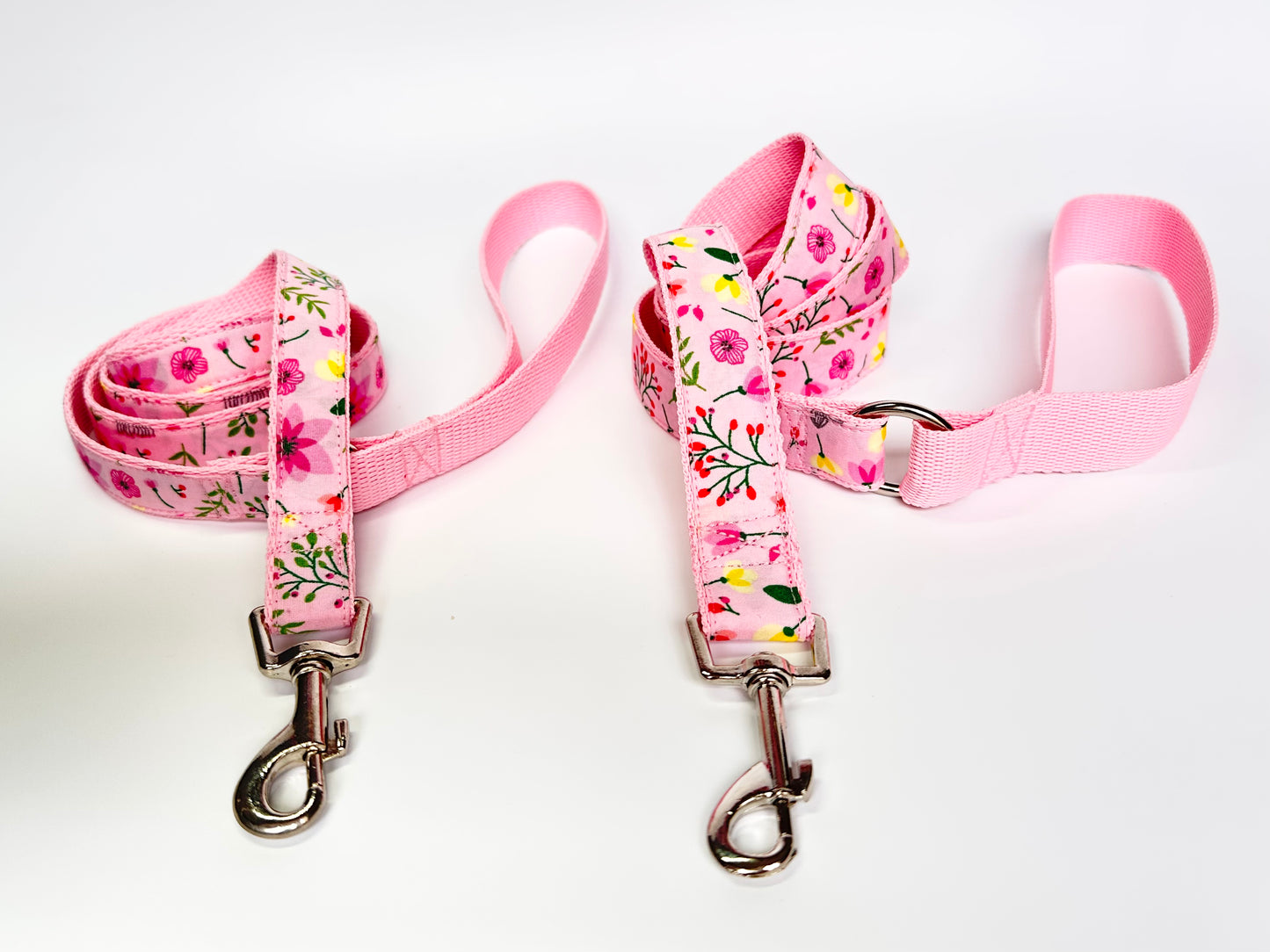 Pretty In Pink Collar, Lead & Bow Set