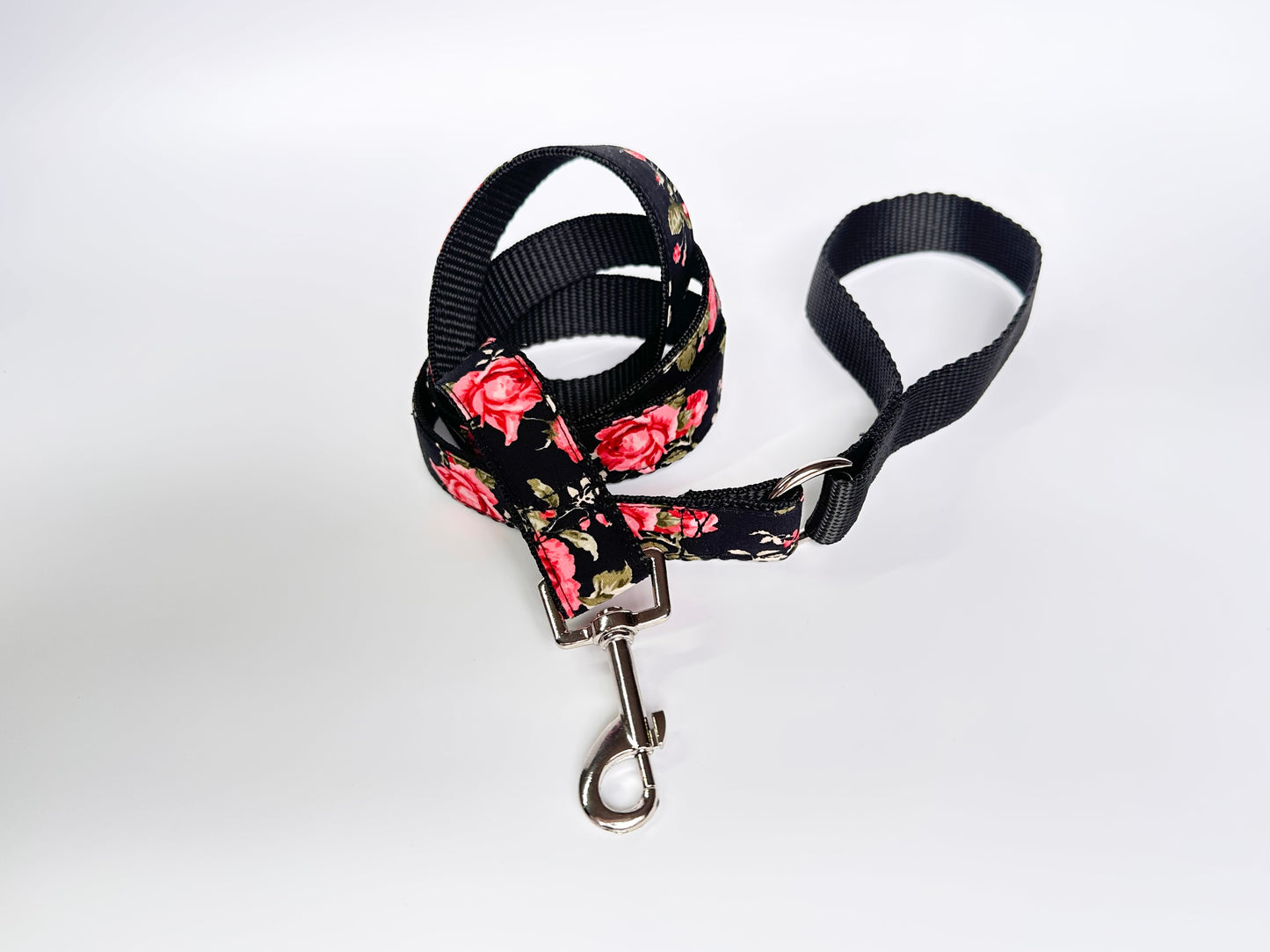 Rockabilly Rose Collar, Lead & Bow Set