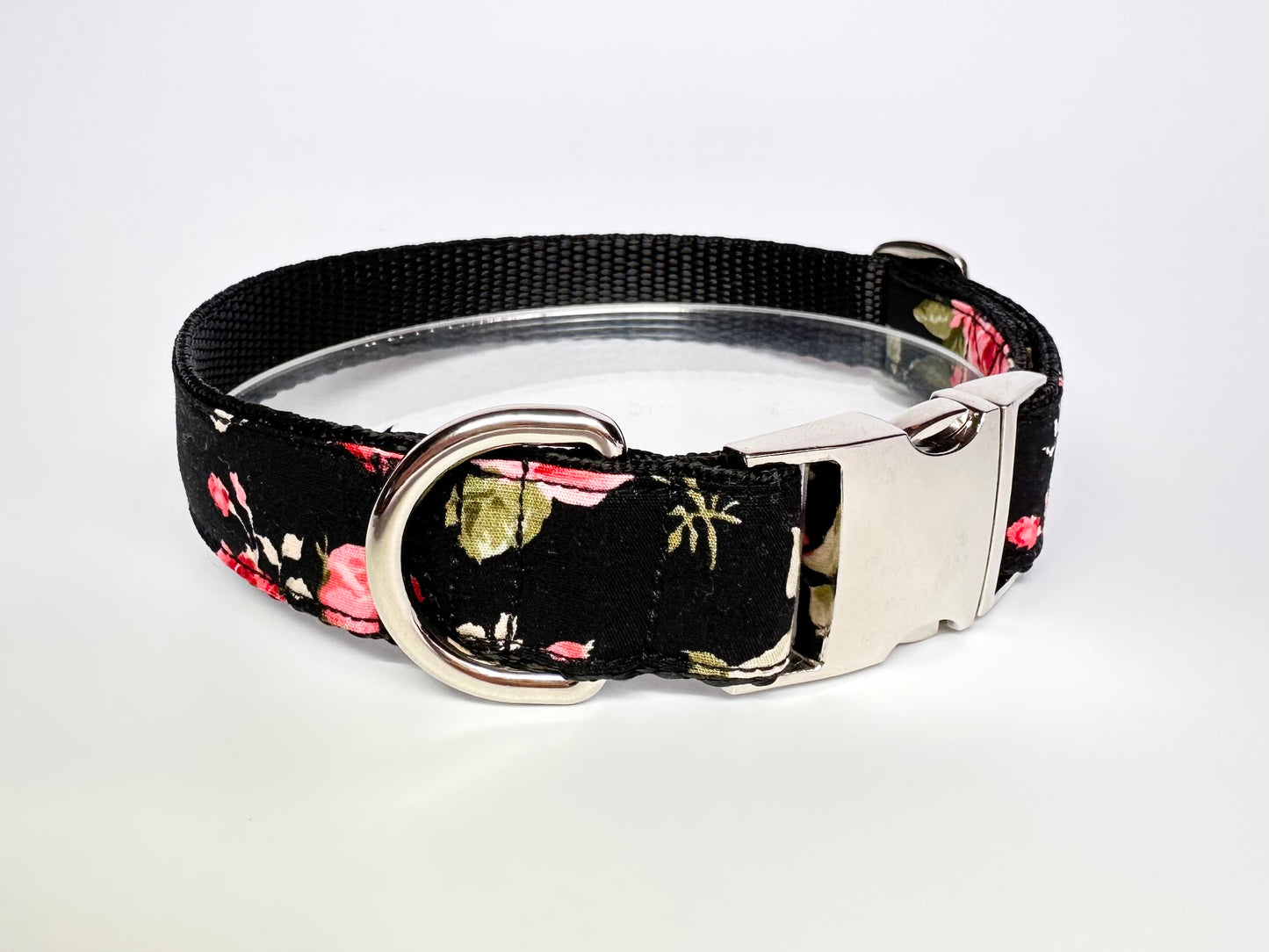 Rockabilly Rose Dog Collar