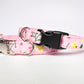 Pretty In Pink Collar, Lead & Bow Set