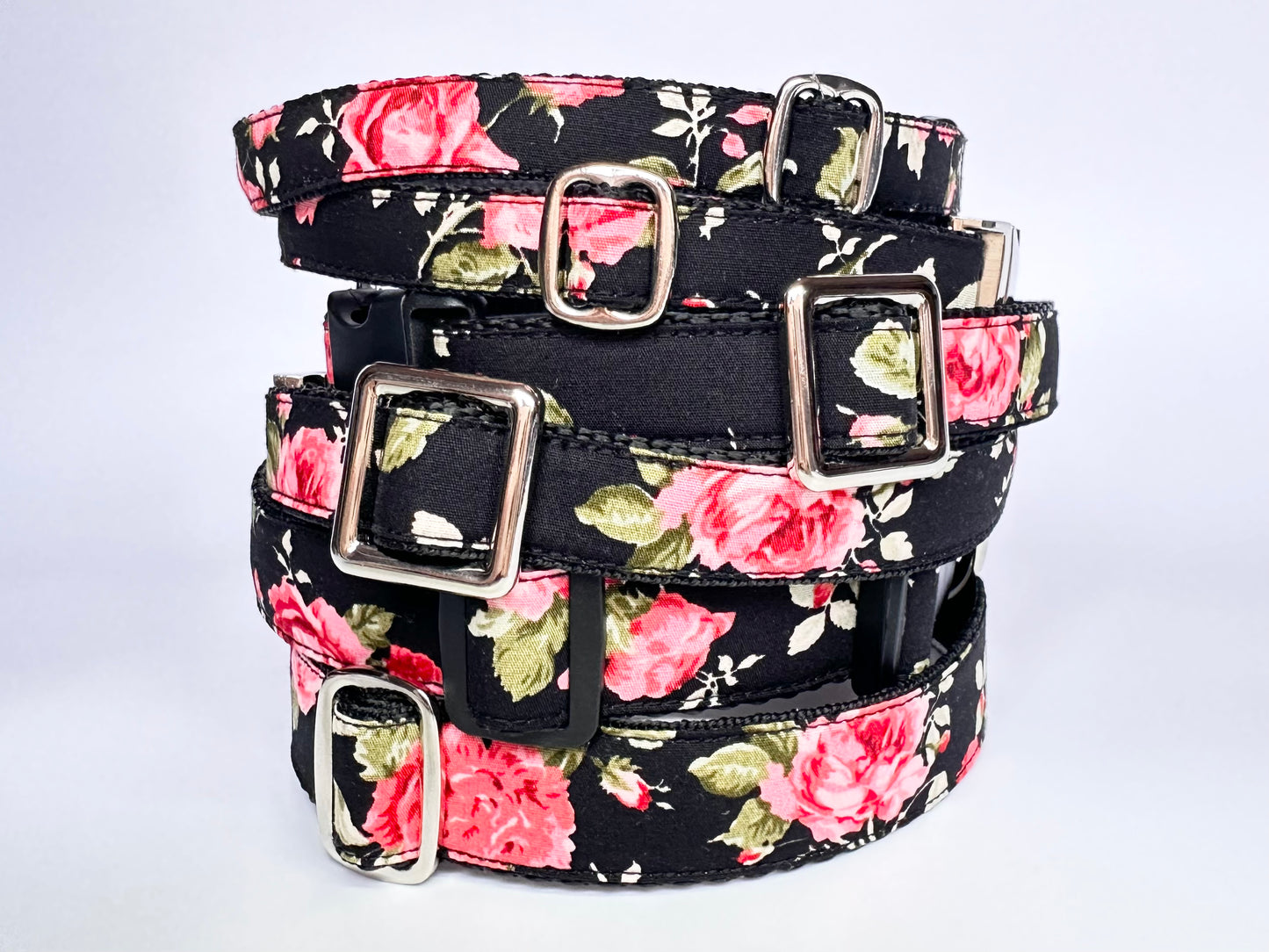 Rockabilly Rose Dog Collar