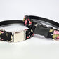 Rockabilly Rose Dog Collar