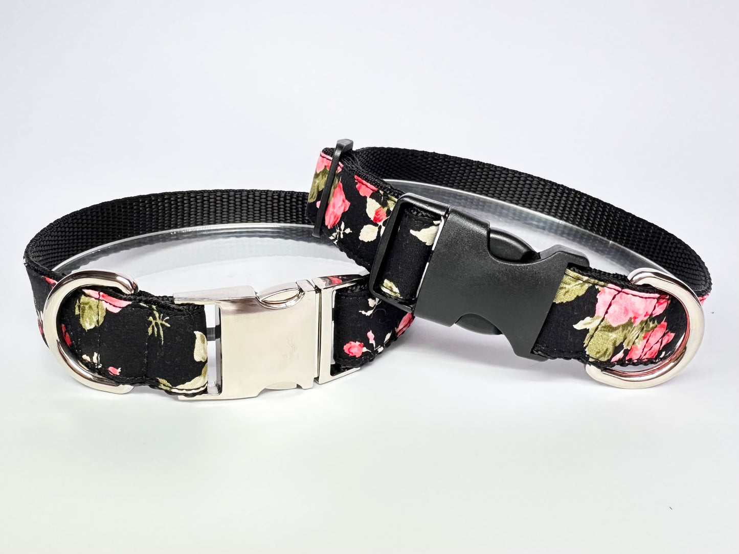 Rockabilly Rose Dog Collar