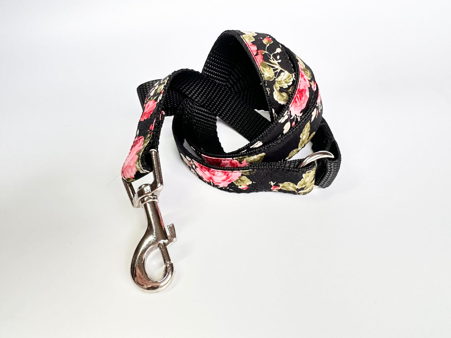 Rockabilly Rose Collar, Lead & Bow Set