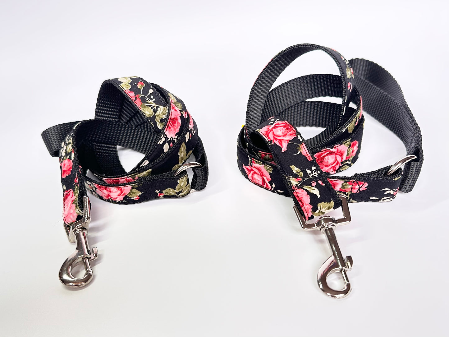 Rockabilly Rose Collar, Lead & Bow Set