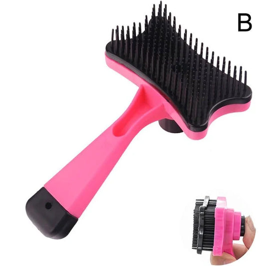Small Self Cleaning Pet Hair Brush
