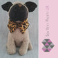Leopard print bow tie