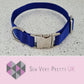 Blue dog collar