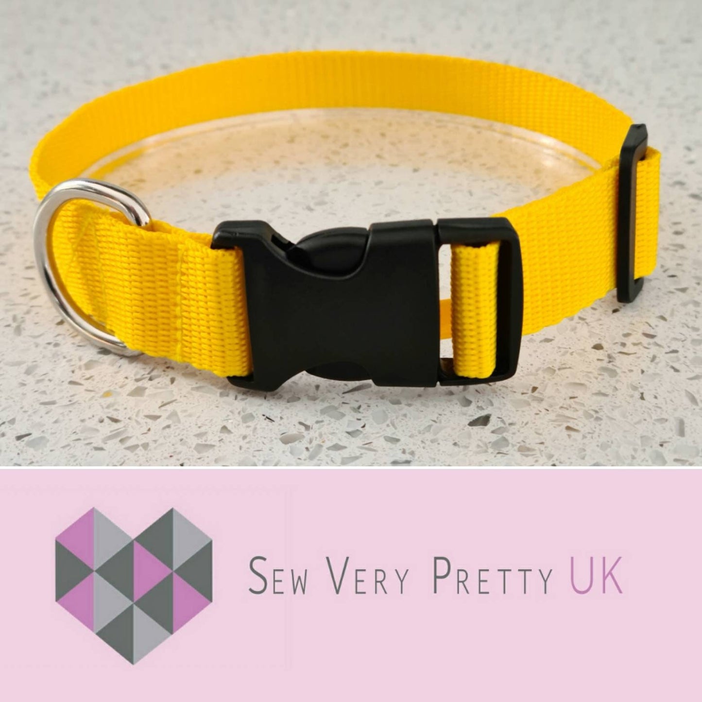 Yellow dog collar