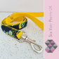 Lemon and navy dog lead