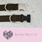 Brown dog collar