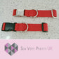 Red dog collar