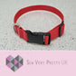 Red dog collar