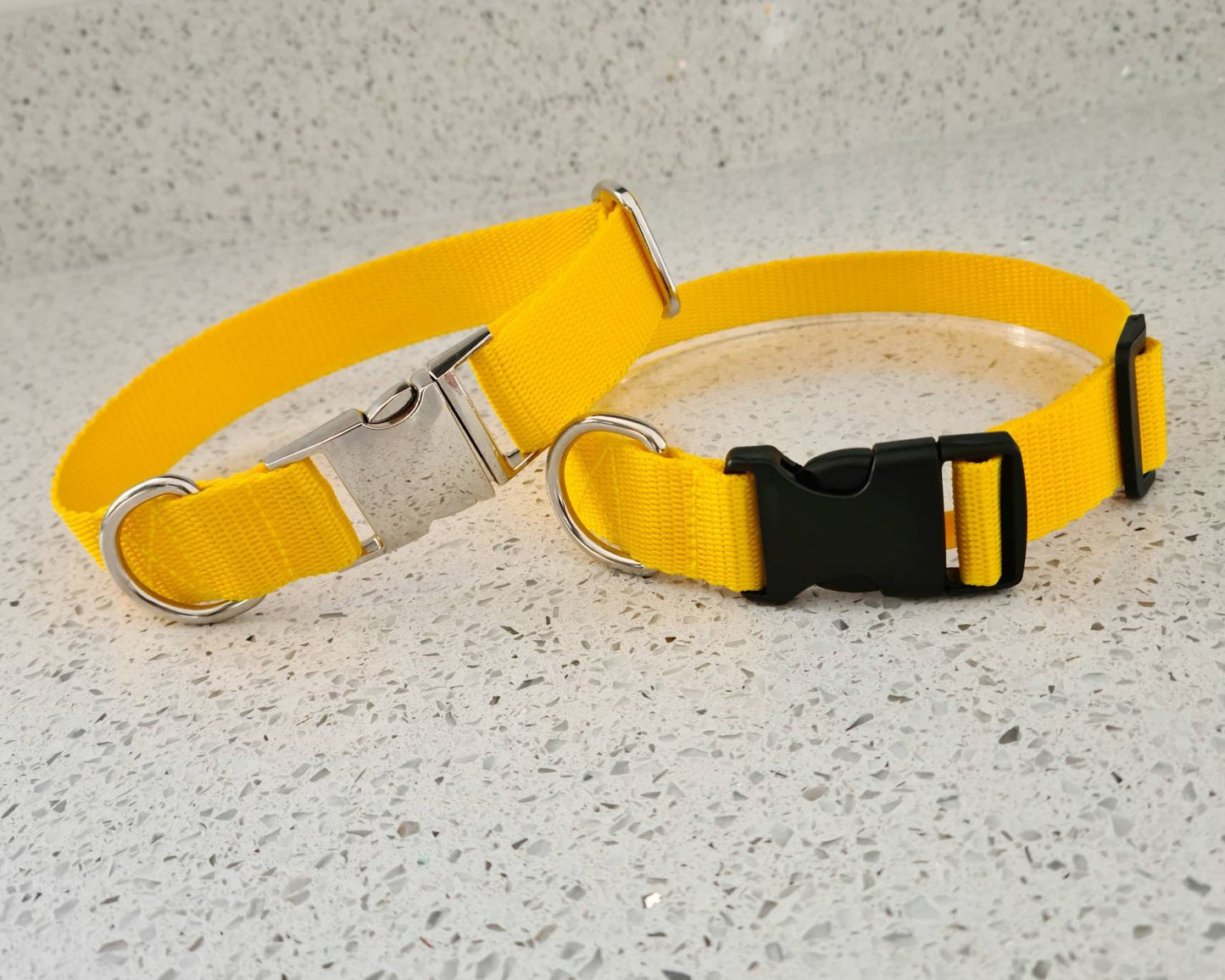 Yellow dog collar