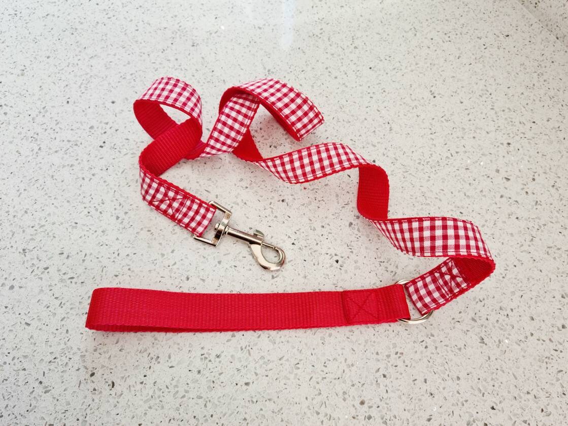 Red gingham lead