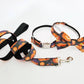 Halloween pumpkin girl or boy adjustable dog collar