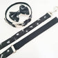 Spider collar, lead and bow set
