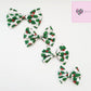 Christmas holly red/green dog collar, lead and dickie bow set, dog gifts