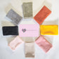 Ladies and men's soft cuddle fleece fingerless gloves