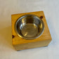 Wooden dog pet bowl stand small single, raised.
